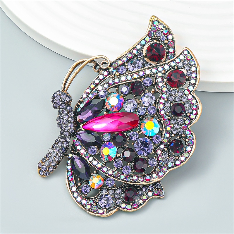 Mới Ghim Cài Áo Hình Con Bướm Đính Ngọc Trai Nhân Tạo Thời Trang Cho Nữ