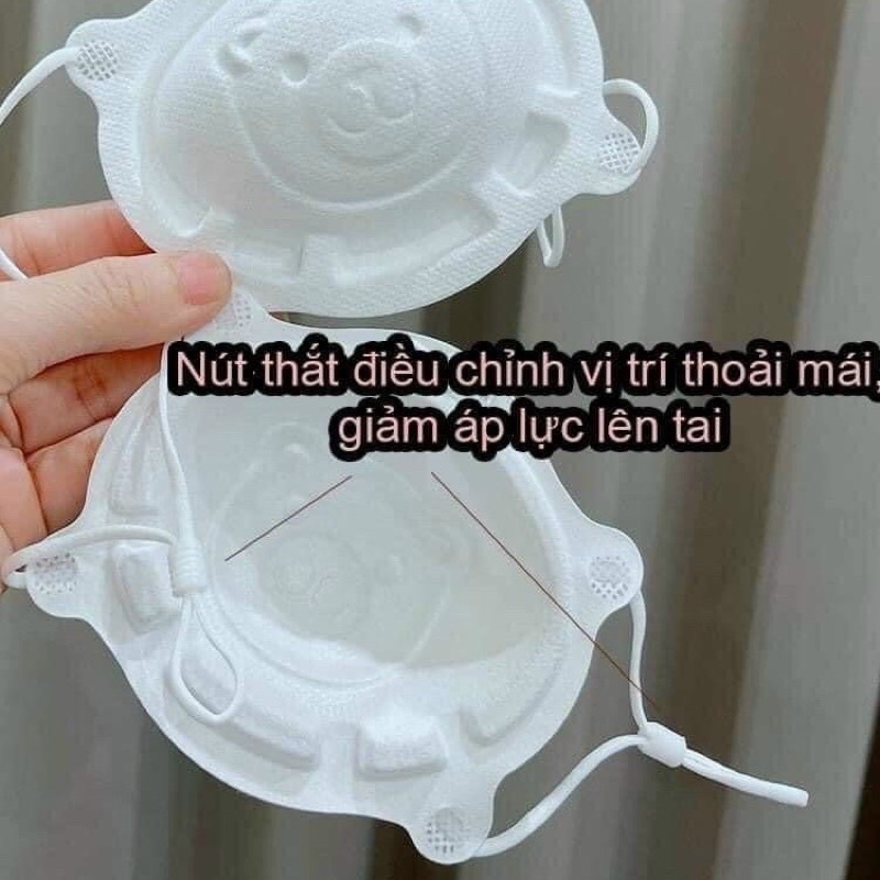 Khẩu trang cho bé Uni, TuTi Kids Masks Thịnh Phát túi 3 chiếc