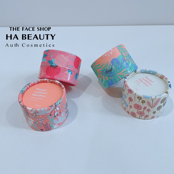 Phấn má hồng dạng bột siêu mịn kiềm dầu lâu trôi màu sắc trẻ trung Hàn Quốc The Face Shop Pastel Cushion Blusher 6g | BigBuy360 - bigbuy360.vn