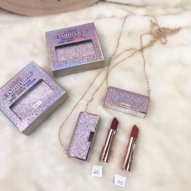 Son Môi Túi Xách Pha Lê Wod wod