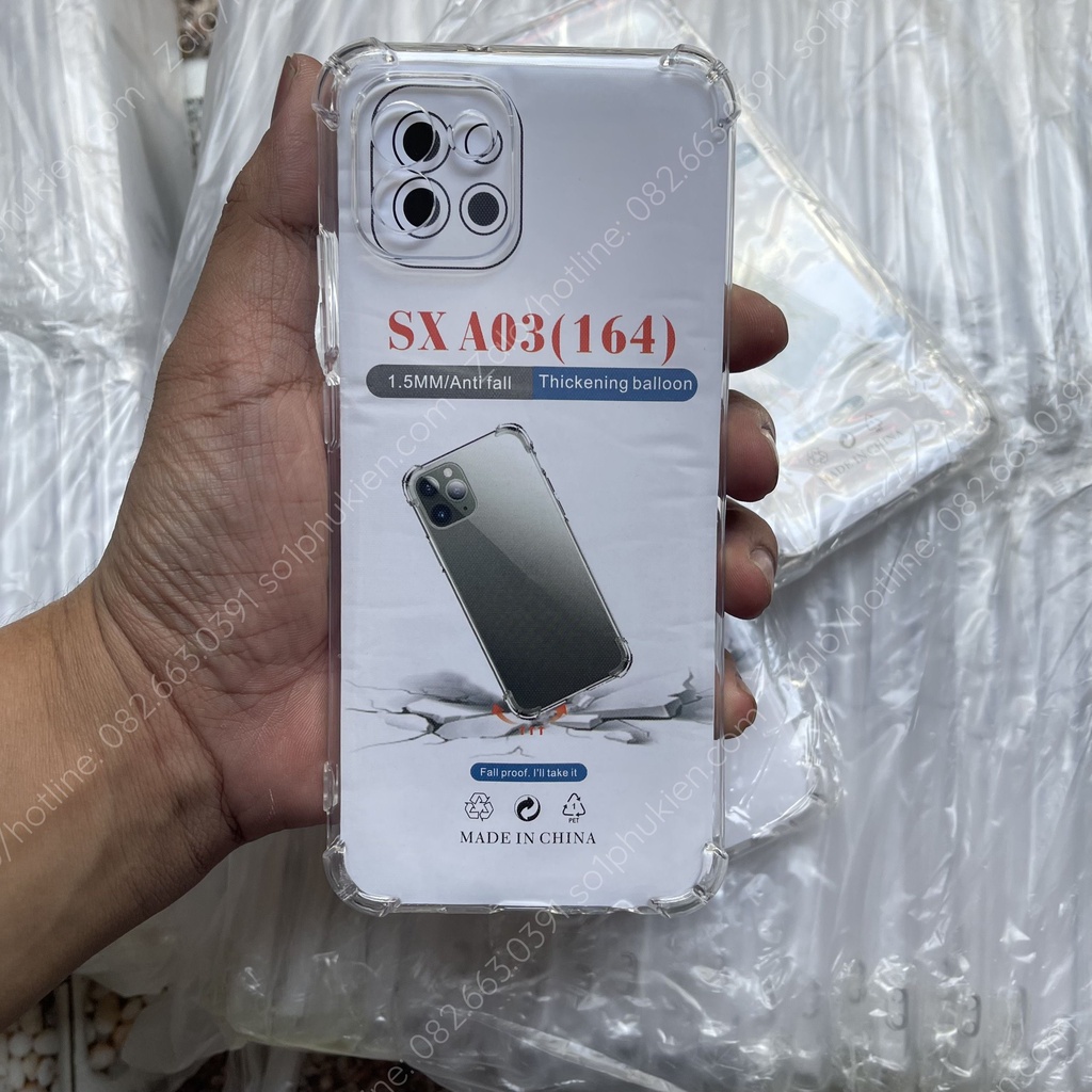 Ốp lưng samsung A03 chống sốc bảo vệ camera bền đẹp