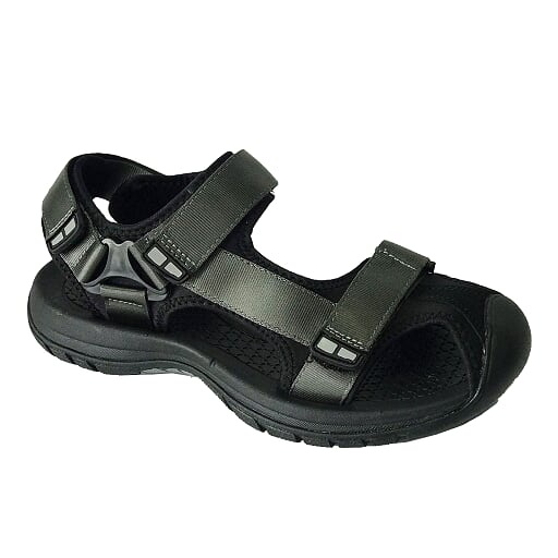 Giày Sandal Nam Công Sở Bít Mũi Đế Cao Su - RV25 Xám