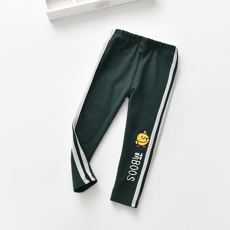 Quần legging co giãn in họa tiết dễ thương dành cho bé gái