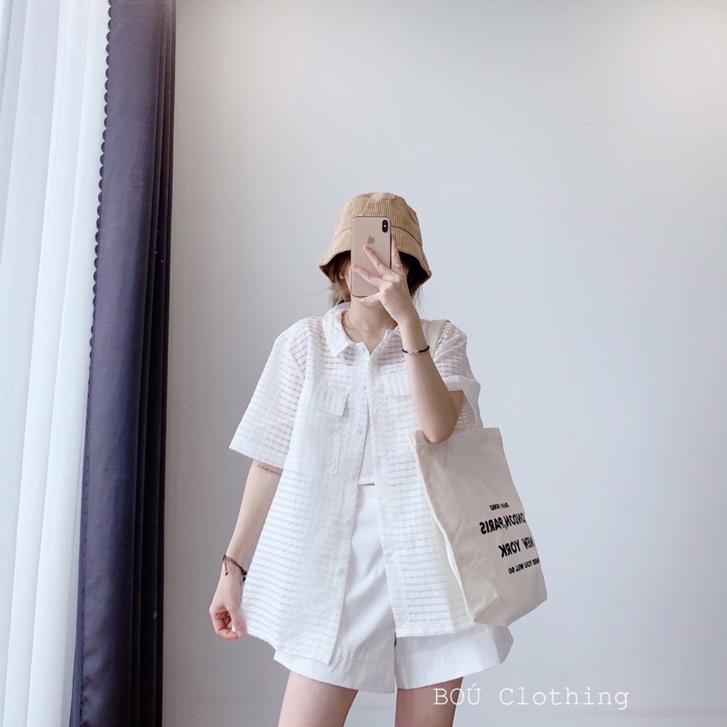 Set sơ mi + quần short năng động ngày hè BOÚ Clothing