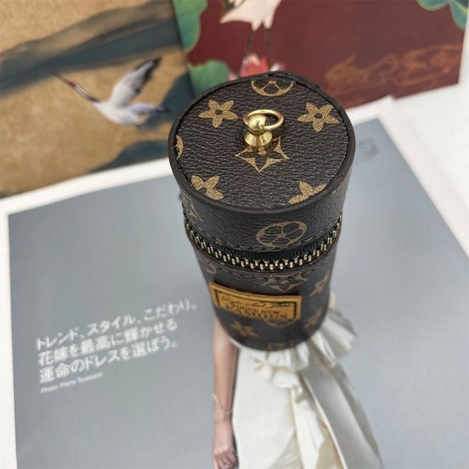 Túi Đựng Son Môi / Chìa Khóa Mini Hình Trụ Độc Đáo