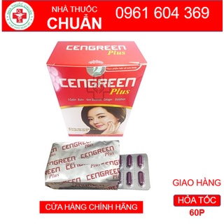 Cengreen Plus hộp 30 viên - Viên uống đẹp da tóc