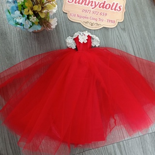 Váy cô dâu/váy cưới cho dòng búp bê khớp cao 36cm