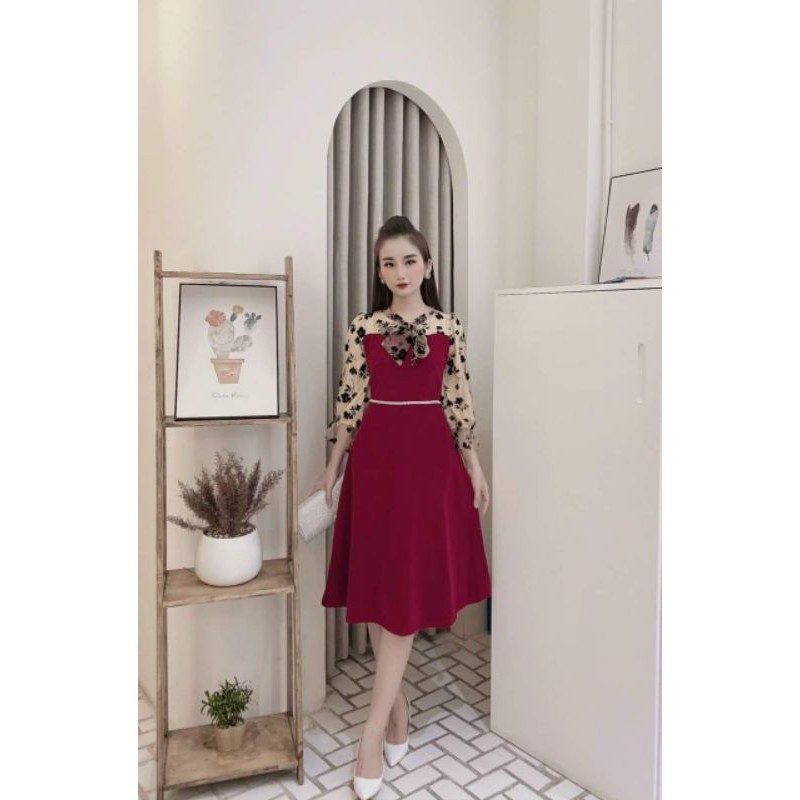 váy nhung xinh xắn