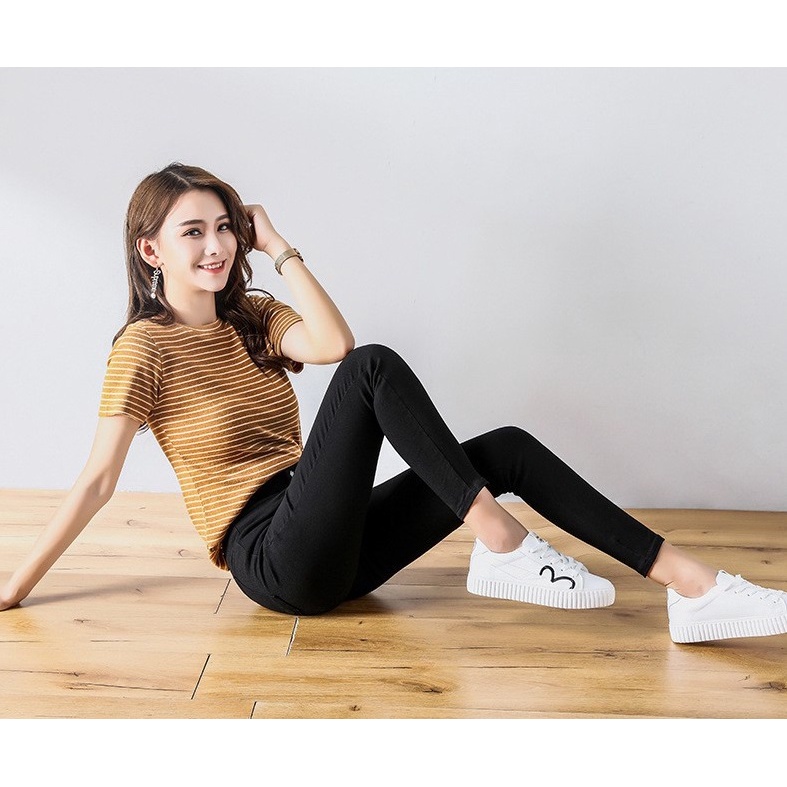 Quần tregging legging nữ cạp cao chất Umi Hàn hàng loại 1 chuẩn form tôn dáng thon chân Mely Fashion QD09