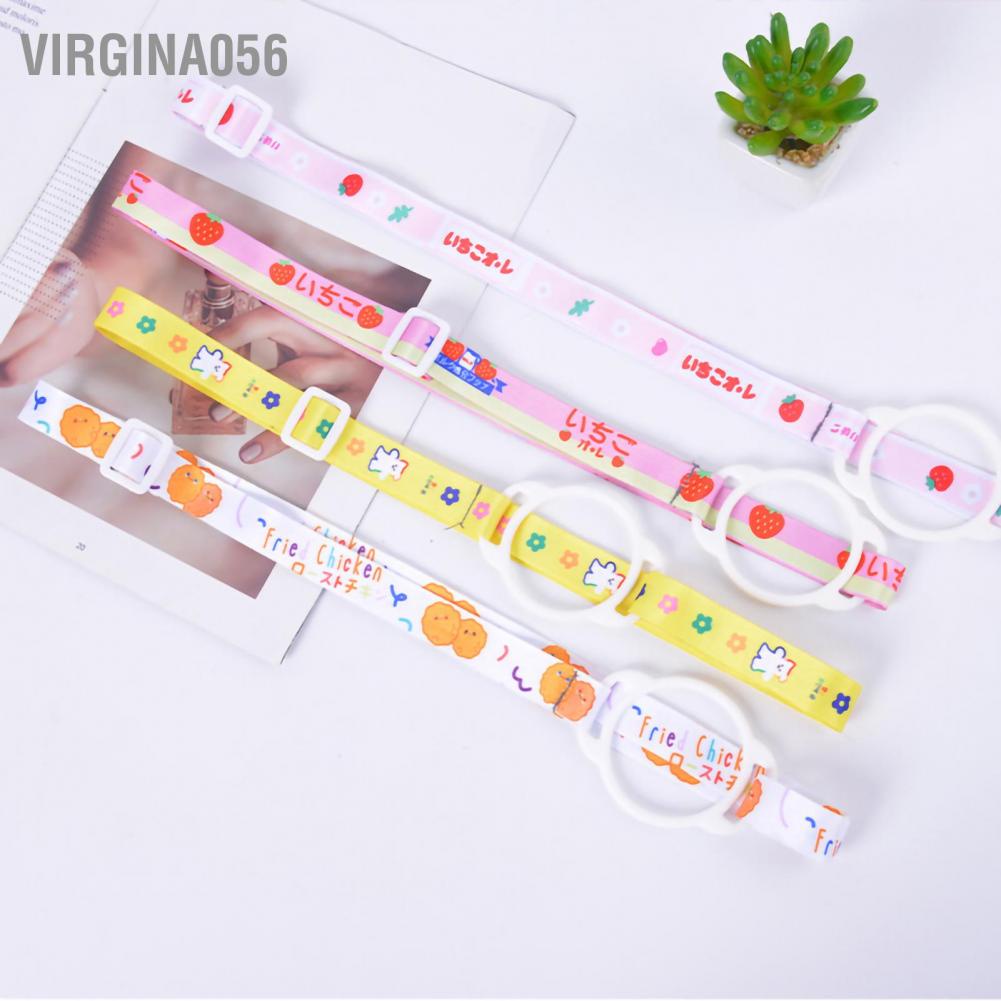 Virgina056 Beverage Bottle Shoulder Strap Adjustable Portable Universal Sling for Travel Outdoor