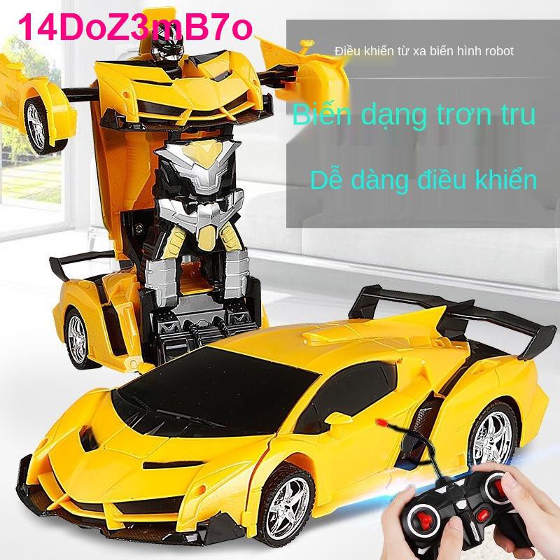 Xe điều khiển từ xa biến dạng Robot King Kong có thể sạc lại đồ chơi trẻ em cậu bé Lamborghini đua