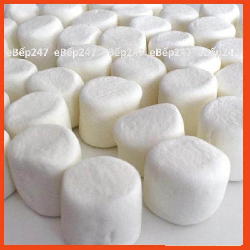 Kẹo marshmallow, kẹo nougat 500g,1000g trắng, nhiều màu sắc, hình dáng mềm xốp, ngọt ngào tự nhiên - eBếp247
