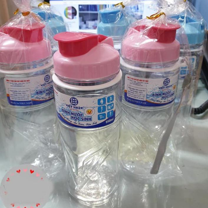 Bình đựng nước cao cấp Việt Nhật 550ml - Bình nước thể thao