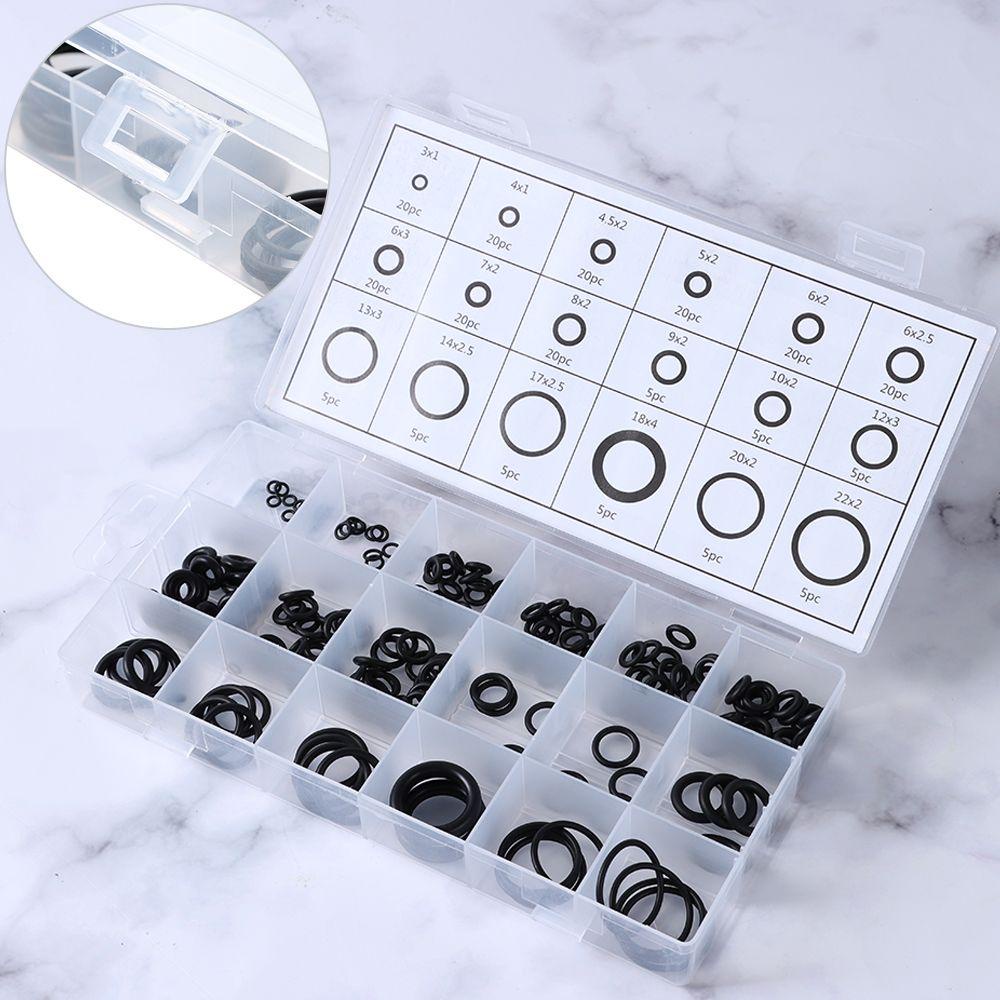 Set 225 Vòng Đệm Cao Su Hình Chữ O Chịu Nhiệt Tốt Tiện Dụng