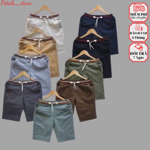 Quần short nam ,Quần short lưng thun  dây rút thời trang.Chất kaki co giản mèn mại không xù lông , ra màu  Men87_store
