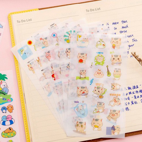 Sticker thú cưng mini cực xinh xắn (ST19)