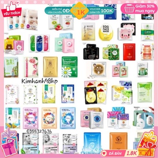 Combo 50 mask mặt nạ nội đia trung mix nhiều vị
