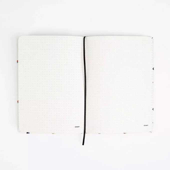 Quà 8/3 - Sổ tay Crabit dot grid Pattern Lover - X trắng - Ruột chấm ghi chép, Bullet Journal - Giao hỏa tốc