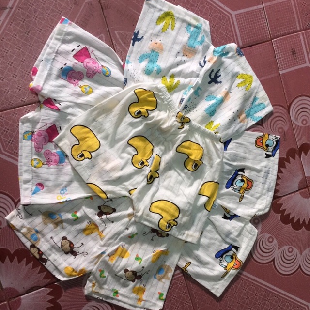 Set 10 chiếc quần đùi cotton giấy