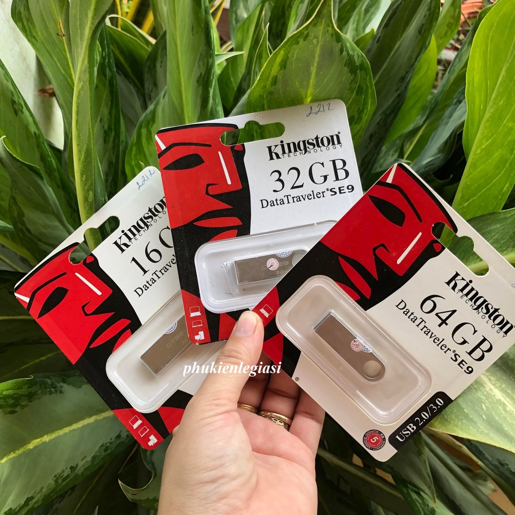 usb 2.0 kingston se9 8gb 16gb 32gb 64gb-Bảo hành 12 tháng