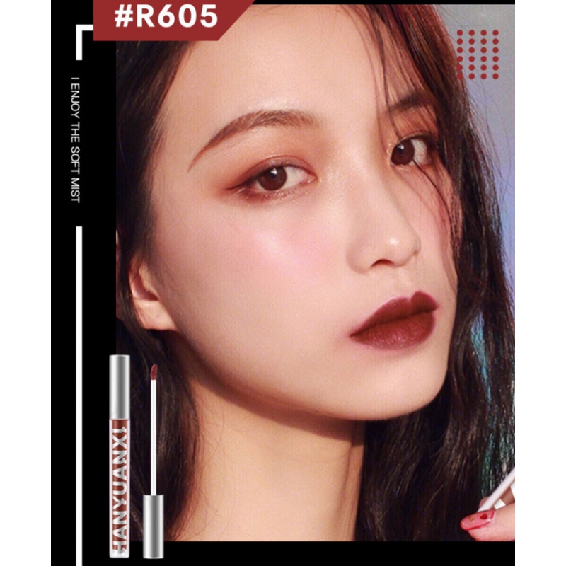 Son Môi Heyxi Dạng Lỏng Chống Thấm Nước Không Phai Màu Sắc Nhung Mịn