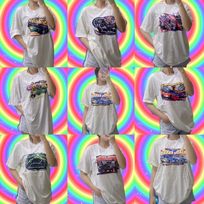 Áo thun Mỹ 2hand vải cotton tay lỡ form rộng bao đẹp 🔥
