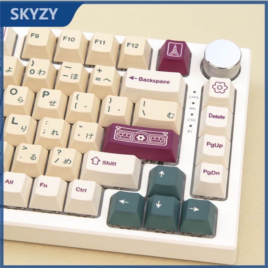 GMK Fleuriste Keycaps Cherry Profile 143 Phím PBT Dye Sub Bàn phím cơ Keycaps