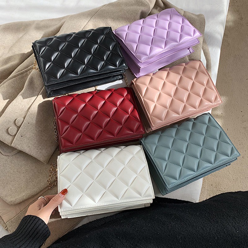 Túi Đeo Chéo Thêu Hoa Thời Trang Hàn Cho Nữ