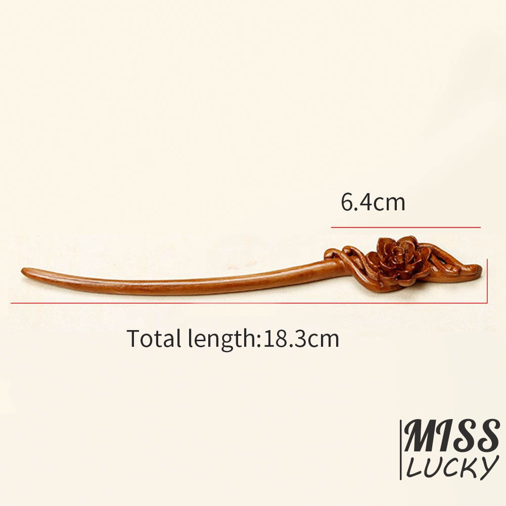 Trâm cài tóc bằng gỗ phong cách thanh lịch dành cho cô dâu