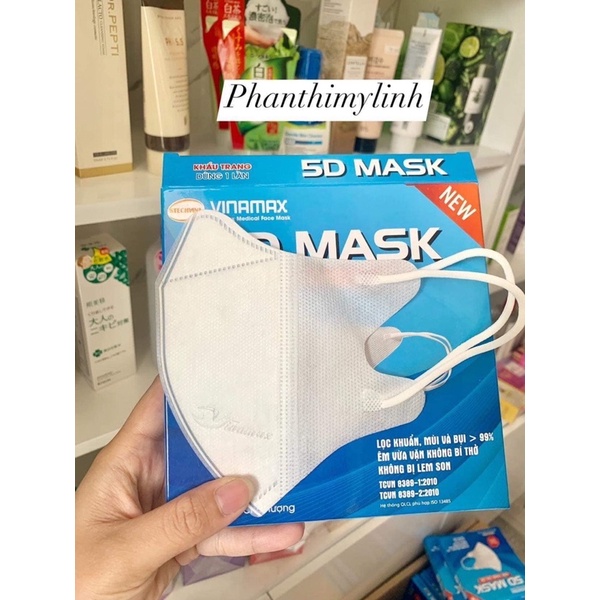 Khẩu trang 5D Mask Nam Anh - Vinamask cao cấp