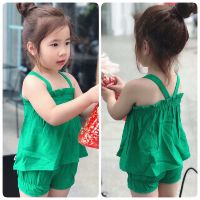 Bộ thô đũi 2 dây cho bé gái