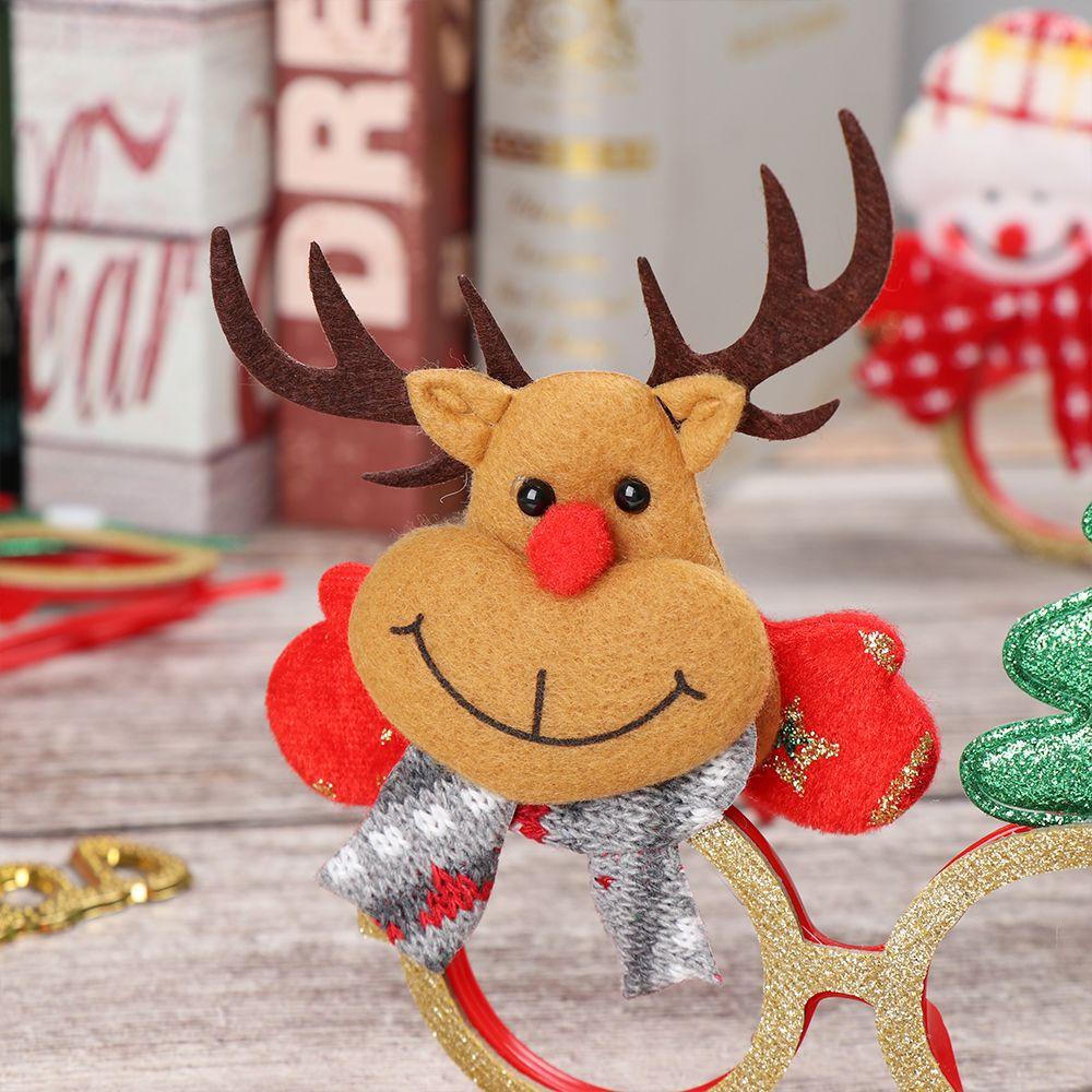 Mắt Kính Hình Ông Già Noel Thời Trang Trang Trí Năm Mới