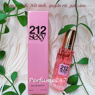 Nước hoa mini nữ 20ml thơm lâu, quyến rũ