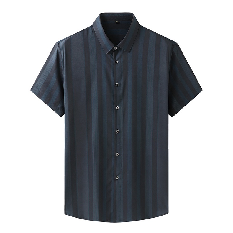 Áo Sơ Mi Tay Ngắn Plus Size Cho Nam 60-175KG