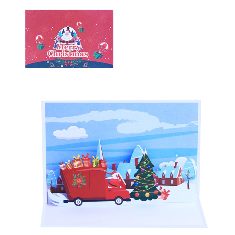 QQ Thiệp Giáng Sinh 3D Có Thể Nổi Bật Dành Cho Dịp Giáng Sinh / Năm Mới