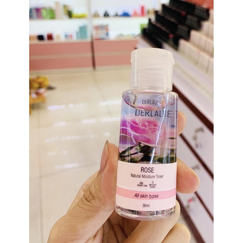 [Chính Hãng] Nước Hoa Hồng Cấp Ẩm Derladie Natural Moisture Toner 30ml (Mini Size) | BigBuy360 - bigbuy360.vn