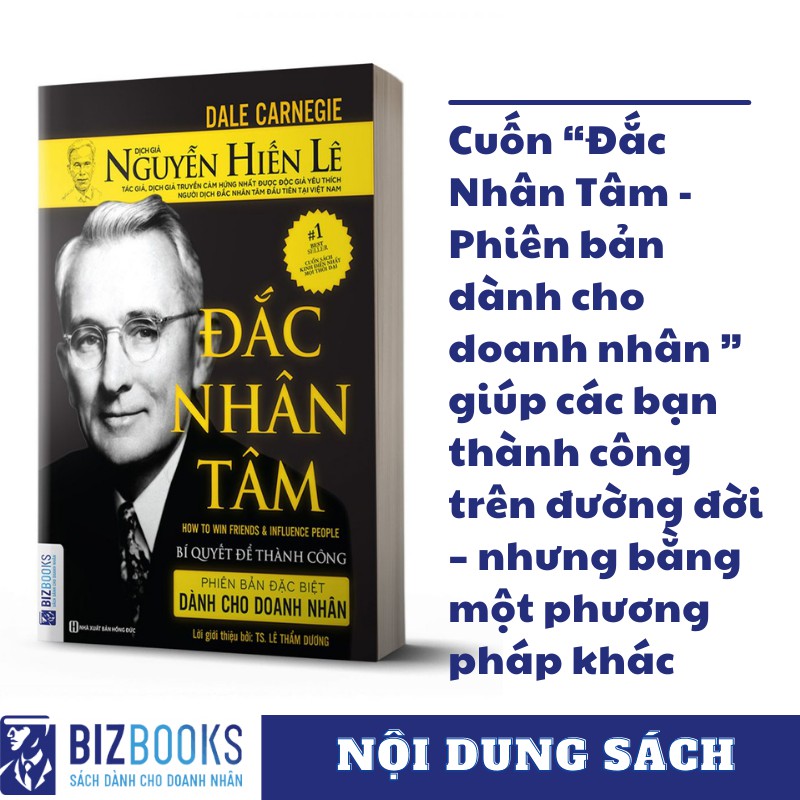 Sách - BIZBOOKS - Đắc Nhân Tâm - Phiên Bản Đặc Biệt Dành Cho Doanh Nhân - 1 BEST SELLER | BigBuy360 - bigbuy360.vn