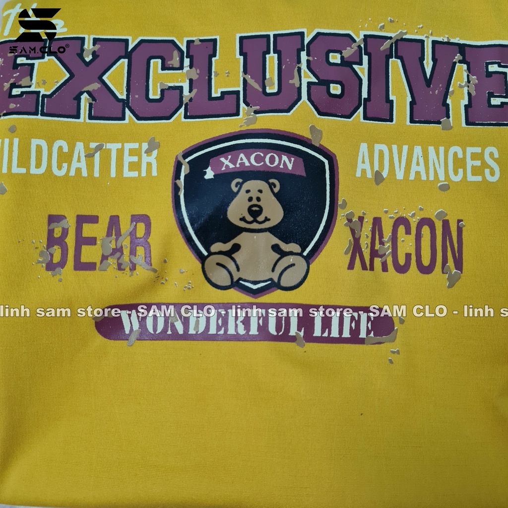 Áo phông tay lỡ nam nữ SAM CLO thun form rộng dáng Unisex - Ulzzang mặc cặp, nhóm, lớp in chữ EXCLUSIVE | BigBuy360 - bigbuy360.vn