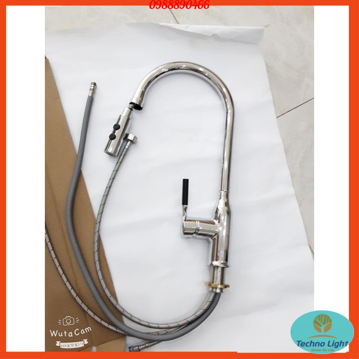 [Chính hãng] Vòi rửa bát nóng lạnh dây rút cao cấp Kobesi KB804, bảo hành 3 năm | BigBuy360 - bigbuy360.vn