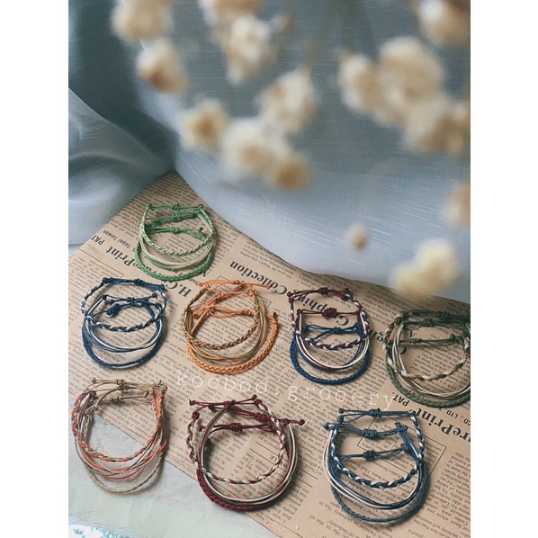 SET 3 VÒNG CHỐNG NƯỚC HANDMADE