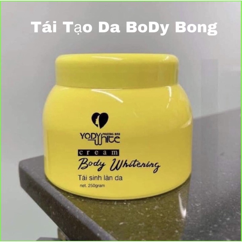 Kem body tái tạo bong da Yody White Phương Anh hộp 250g