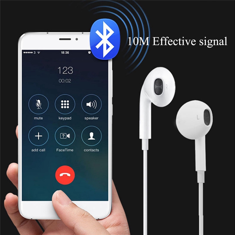 Tai Nghe Topewon Kết Nối Bluetooth Có Dây Đeo Cổ + Mic Cho Samsung Huawei Xiaomi