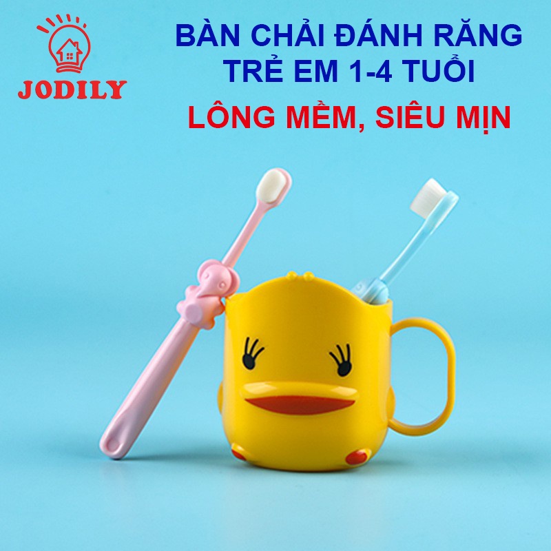 Bàn Chải Đánh Răng Trẻ Em Jodily StarHome 1-4 Tuổi Siêu Mền Mại