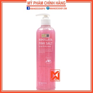 Sữa tắm muối hồng BEBECO HYMALAYA PINK SALT SCRUB BODY WASH 500ml chính hãng