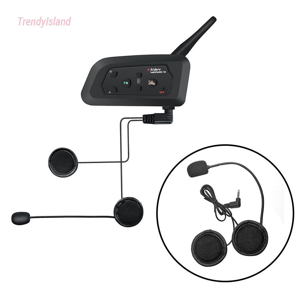 Tai Nghe Vnetphone Jack 3.5mm Cho Điện Thoại V6 V4 Bluetooth Intercom