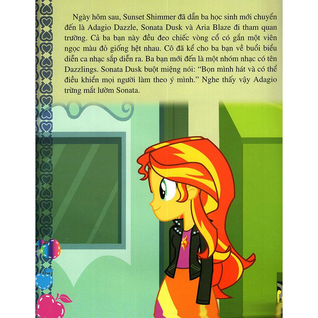 Sách My Little Pony - Rainbow Rocks - Ban Nhạc Cầu Vồng (Hình Dán)