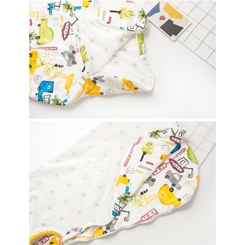 Túi Ngủ Cotton Ngắn Tay Tiện Dụng Cho Trẻ Sơ Sinh