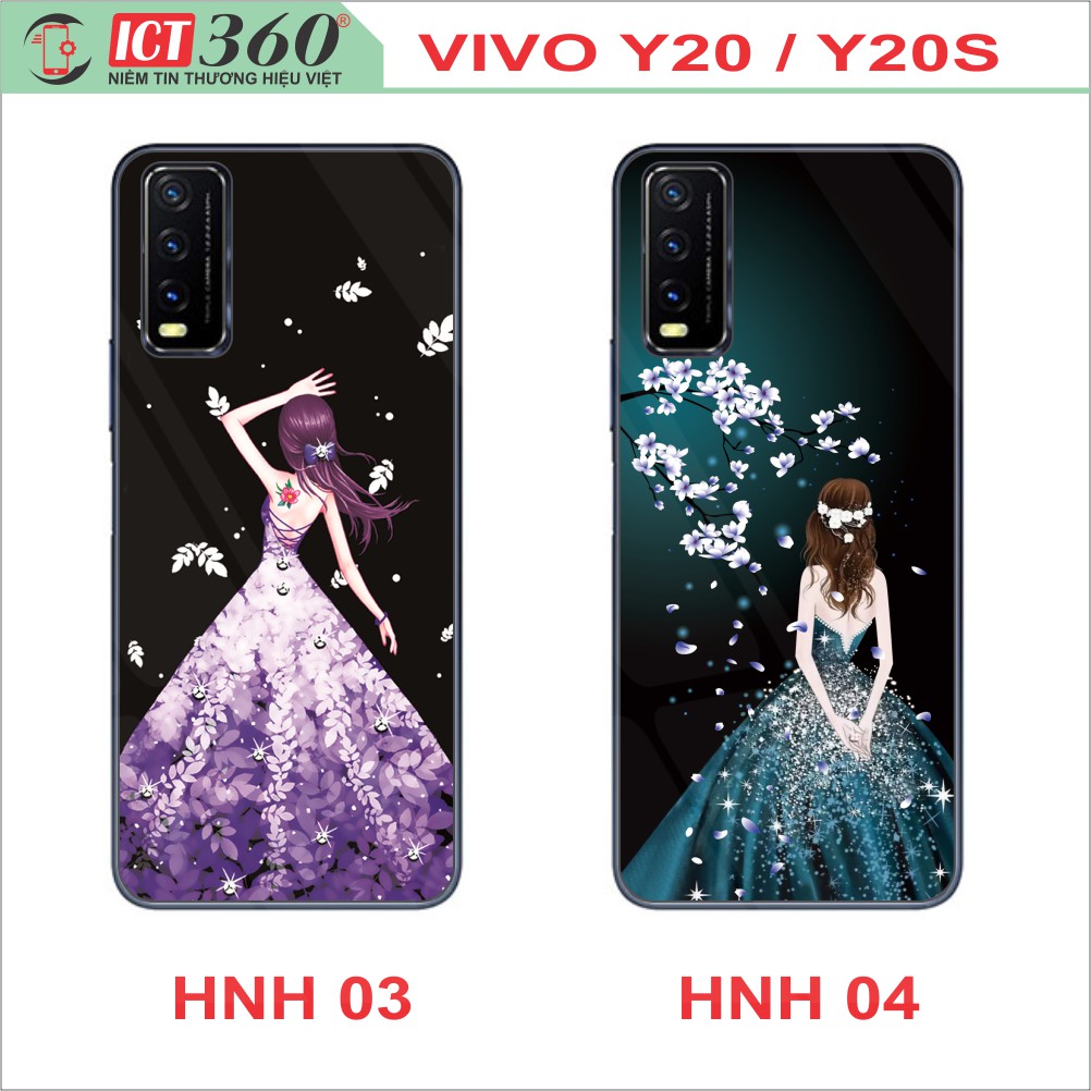 Ốp Lưng Kính Vivo Y20/Y20S/Y12S - in Theo Yêu Cầu - Nhiều Hình
