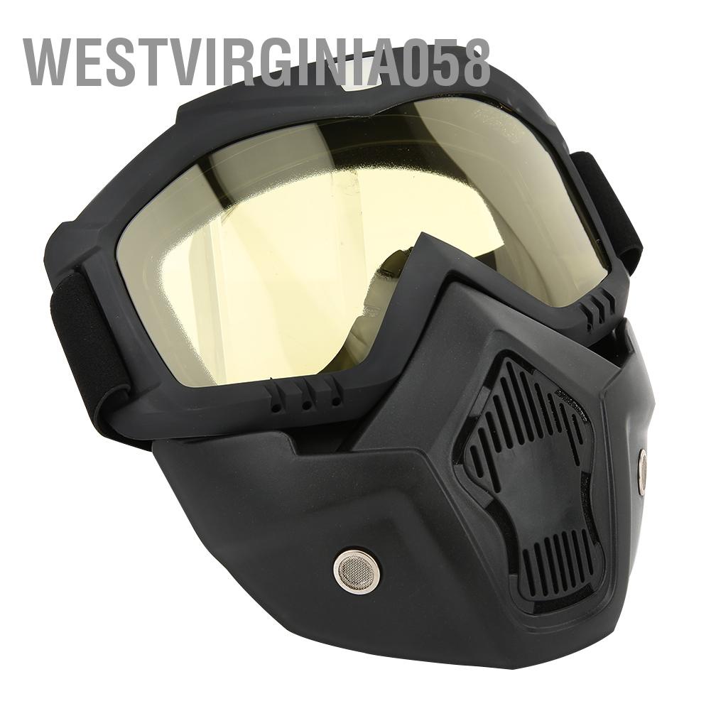 Westvirginia058 Mặt nạ an toàn chống sương mù mặt Chống sốc Bảo vệ mắt