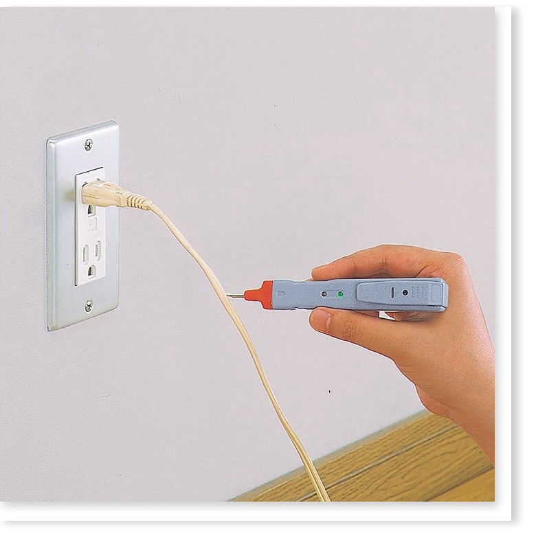 Bút thử điện cảm ứng hiển thị đèn LED và âm thanh kiểm tra điện áp AC và DC hãng Anex Nhật Bản No.2145-L